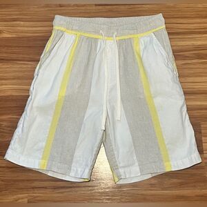 Zara linen and cotton blend Bermuda shorts size small